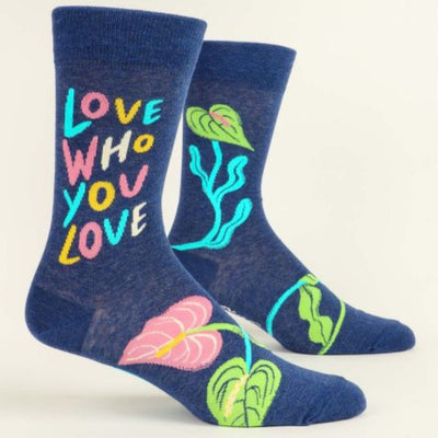 Blue Q Men's Socks Love Who You Love