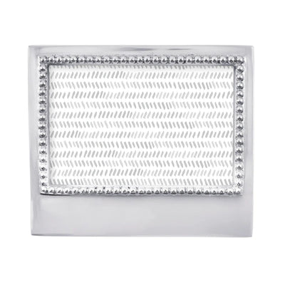 Mariposa Beaded 4x6 Statement Frame in 100% recycled aluminum.