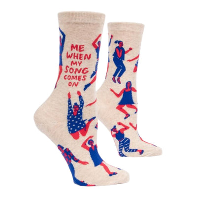 Blue Q Women's Socks - When My Song Comes On