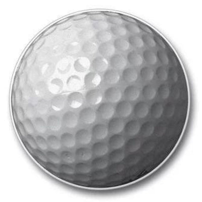 Picture of a Golf Ball Super Absorbent Car Cupholder Coaster
