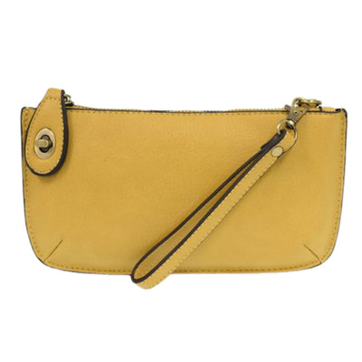 Mini Crossbody Wristlet Clutch - Butter Front View