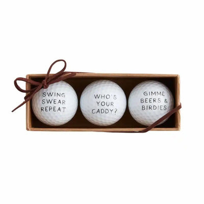 Who's Your Caddy Golf Ball Set