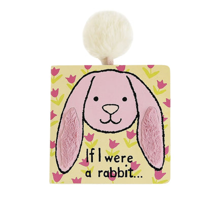 If I Were A Rabbit Board Book With Pink Bunny