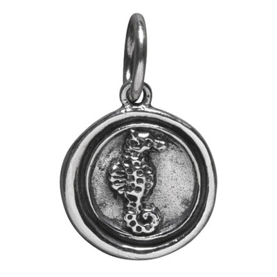 Waxing Poetic Whimsies Seahorse Charm in Sterling Silver