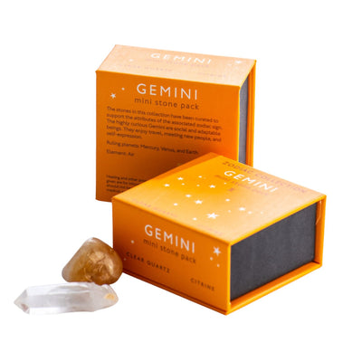Gemini Zodiac Mini Stone Pack