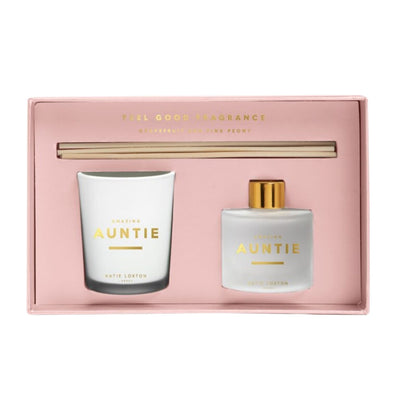 Katie Loxton Sentiment Mini Fragrance Set - Amazing Aunt In Box