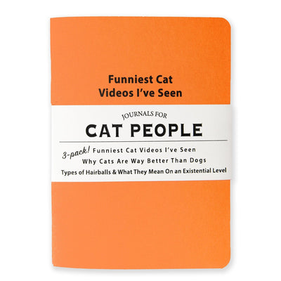 Journals for Cat People set of 3